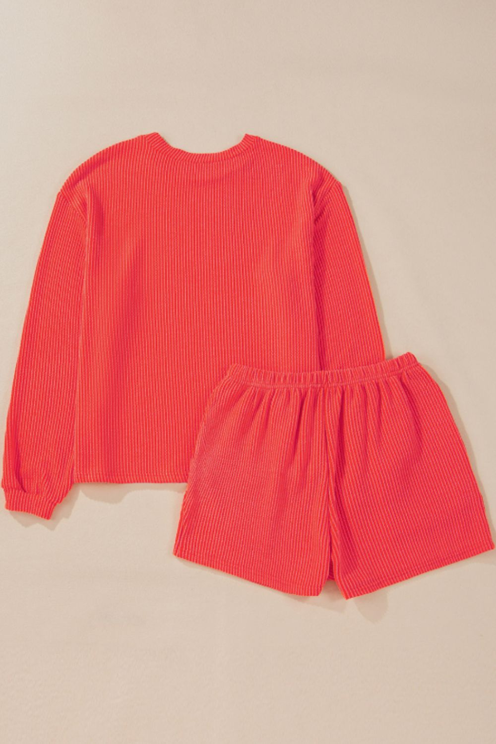 Sequin Heart Top and Shorts Set