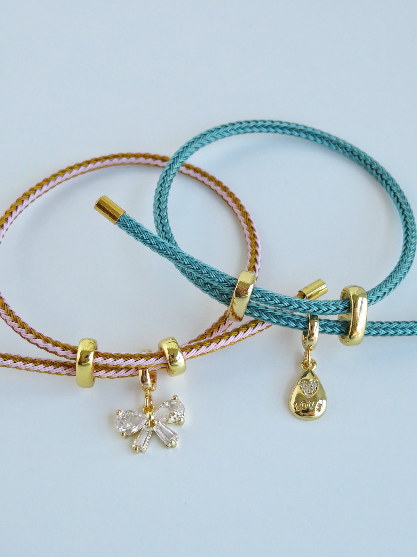 Sienna Adjustable Bracelets - add charms