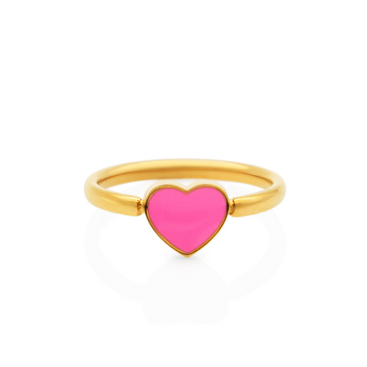 XOXO LOVE HEART RING