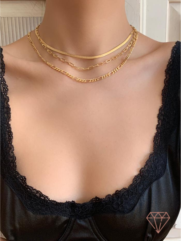 18K GOLD PLATED CHAIN NECKLACE